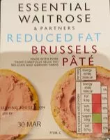 Mängden socker i Reduced fat Brussels Pâté