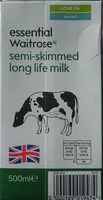 Mängden socker i essential Waitrose semi-skimmed long life milk