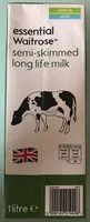 Mängden socker i Semi-skimmed long life milk