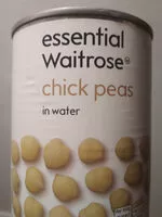 Mängden socker i Chick Peas in Water