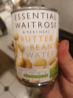 Mängden socker i Butter Beans in Water