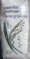 Mängden socker i Whole grain rice