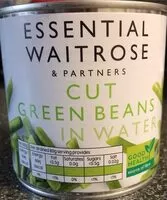Mängden socker i Cut Green Beans in Water
