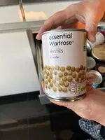 Mängden socker i Lentils in water