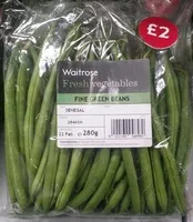 Mängden socker i Fine Green Beans