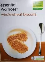 Mängden socker i Essential waitrose wholewheat biscuits