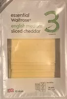 Mängden socker i English Medium Sliced Cheddar