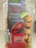 Mängden socker i Waitrose Tomato & Basil Croutons