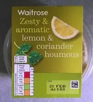Mängden socker i Zesty and arimartic lemon abd coriander houmoys
