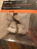 Mängden socker i Waitrose Coconut Chunks