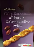 Crisp & aromatic all butter Kalamata olive twists