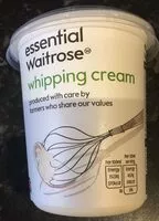 Mängden socker i Whipping cream