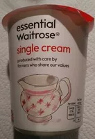 Mängden socker i Single cream