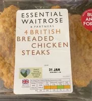 Mängden socker i Breaded chicken steaks