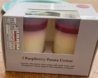 Mängden socker i Raspberry panna cotta