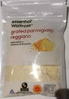 Mängden socker i Grated parmigiano reggiano