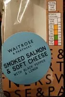 Mängden socker i Smoked salmon & soft cheese with lemon & pepper