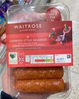 Mängden socker i Chorizo Style Sausages