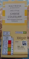 Mängden socker i Deli style cheese coleslaw
