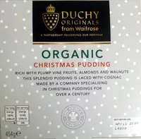 Mängden socker i Organic Christmas Pudding