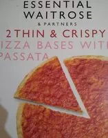 Mängden socker i 2 thin and crispy pizza bases