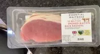 Mängden socker i Waitrose essentials skoked back bacon