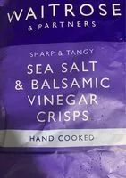 Mängden socker i Sea salt & balsamic vinegar crisps