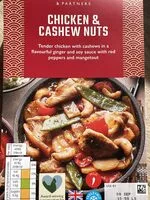 Mängden socker i chicken and cashew nuts