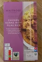 Mängden socker i Chicken Korma with Pilau rice