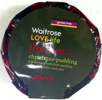 Mängden socker i Gluten free Christmas Pudding