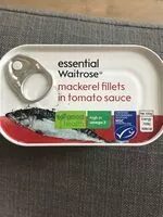 Mängden socker i Mackerel fillets in tomato sauce