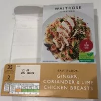 Mängden socker i Ginger, coriander and lime chicken breasts