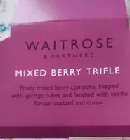 Mängden socker i Mixed berry trifle