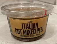 Mängden socker i Italian cut mixed peel