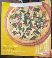 Mängden socker i Spinach&goats cheese stone baked pizza