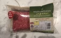 Mängden socker i British beef mince
