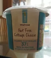 Mängden socker i Fat free natural cottage cheese