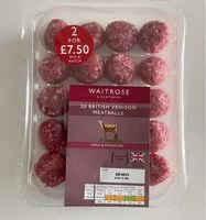 Mängden socker i Venison meatballs