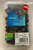 Mängden socker i Blueberries plump, juicy and full of flavour