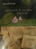Mängden socker i Spinach ricotta ravioli
