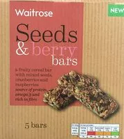 Mängden socker i Seeds & berry bars