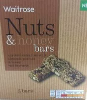 Mängden socker i Nuts and honey bars