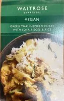 Mängden socker i Green Thai Inspired Curry with Soya Pieces & Rice