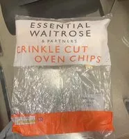 Mängden socker i Crinkle cut oven chips