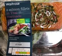 Mängden socker i Salmon fillets in thai marinade