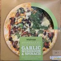 Mängden socker i Garlic mushroom & spinach pizza