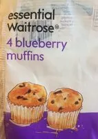 Mängden socker i 4 blueberry muffins