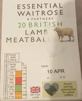 Mängden socker i Lamb meatballs