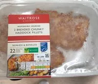 Mängden socker i Breaded chunky haddock