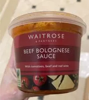 Mängden socker i Beef bolognese sauce